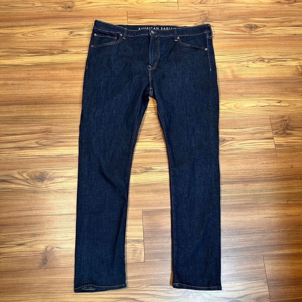 American Eagle Ne(x)t Level Flex Skinny Jeans Mens 44x34 Dark Wash Blue Denim